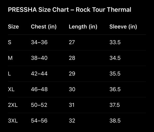 Rock Tour Thermal