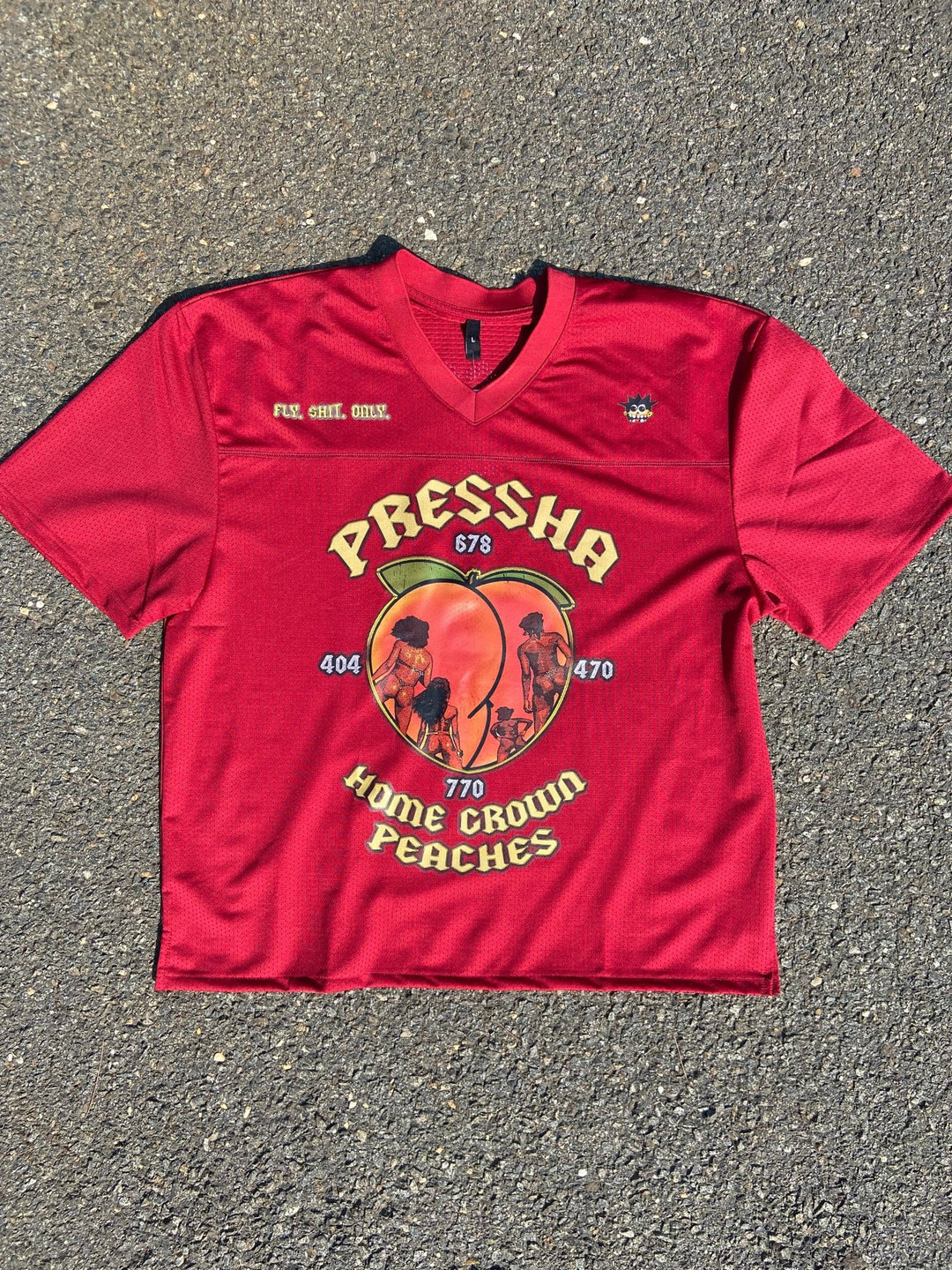 HOME GROWN PEACHES BOXY JER$EYS - The Code Clothing