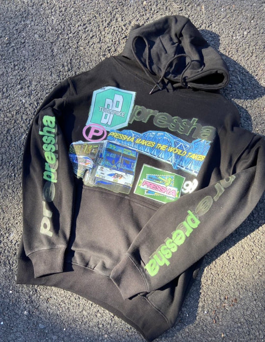 Pressha Makes The World Takes Hoodie - The Code Clothing