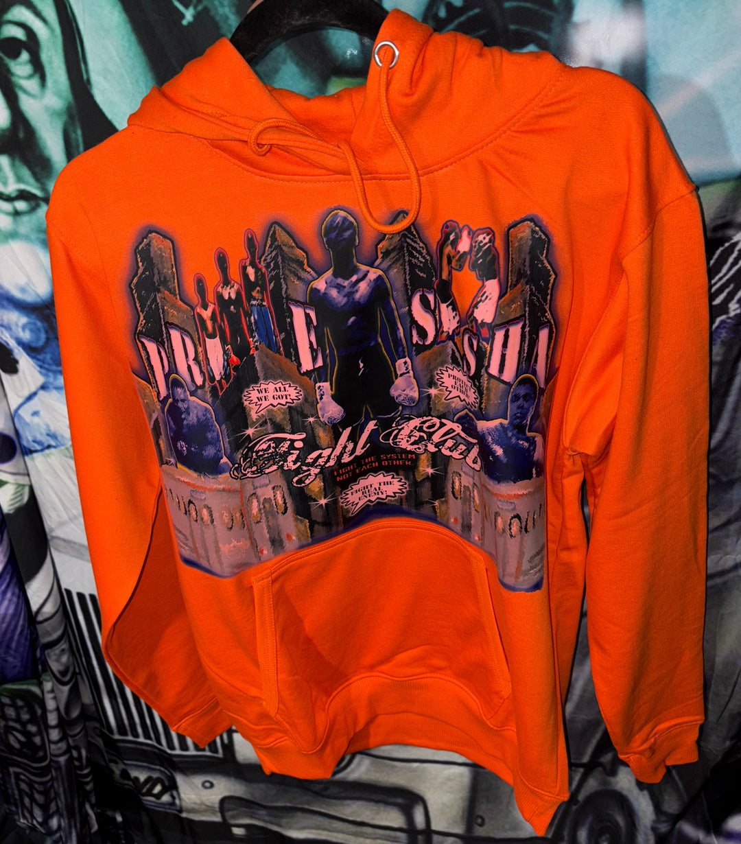 This piece represents unity in the community. Instead of fighting each other, we shift the focus to fighting injustice, pressure, and the system holding us back.

This is conscious streetwear. This is a statement hoodie. This is PRESSHA.
